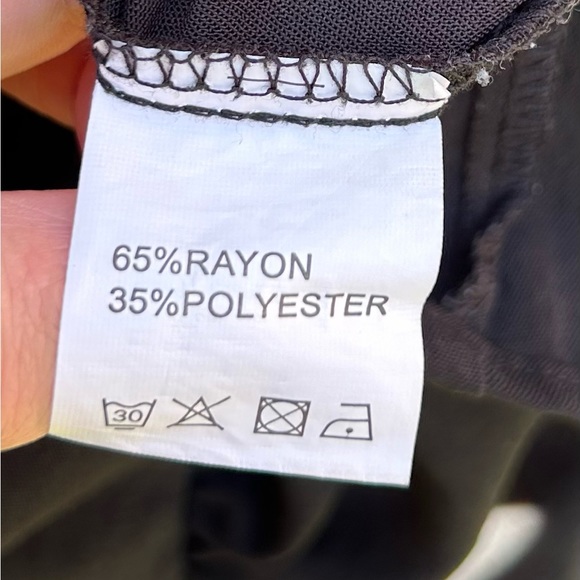 Sz L-dress or swim coverup. Drop waist with flowy sleeves & oversized neck - Picture 6 of 8